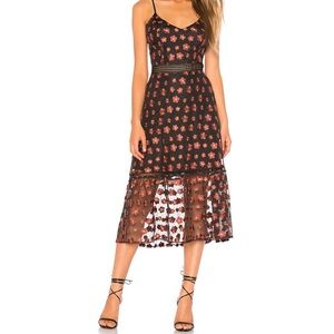 BB Dakota Black floral dress size S